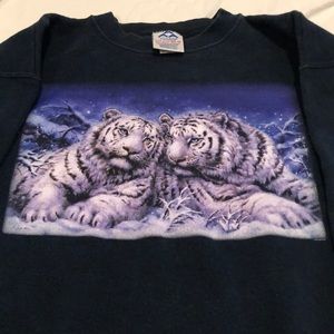 Loving Siberian Tigers on a Alstyle Sweatshirt